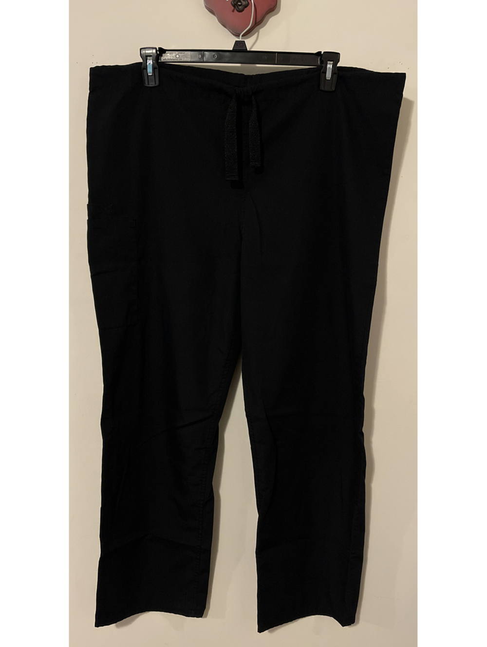 Cherokee Workwear Adult Unisex Large Black Drawstring Waist Scrub Pants! A6024